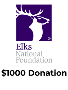 $1000 Elks National Foundation Donation