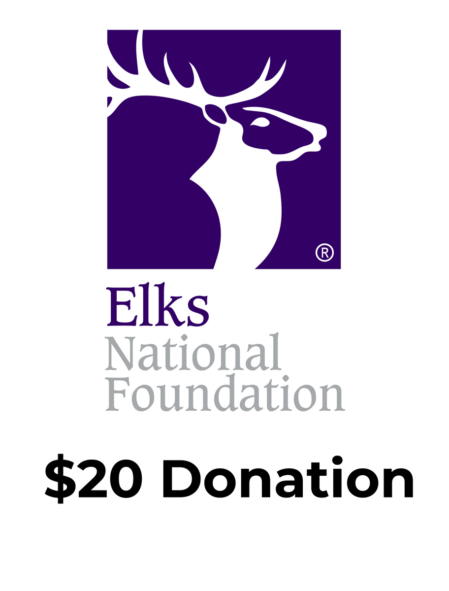 20 Elks National Foundation Donation San Francisco Elks Lodge No. 3